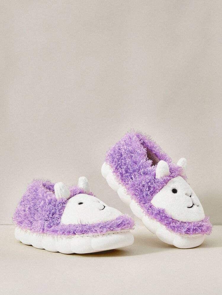Pantuflas de moda de dama CUCCCOO de peluche para el hogar