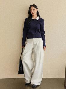 Dazy-Less Pull tricoté casual pour femmes, nouvelle arrivée pour l'automne/hiver