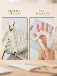 500g Sợi Chenille siêu thô, Đường kính 2cm - Chăn đan tay tự làm, Kết cấu nhung, Sợi Polyester mềm & dày để móc và đan Gối ấm cúng, Chăn, Thảm, Giường cho thú cưng, Tổ cho thú cưng, Gối, Khăn quàng cổ, Mũ, Túi đeo chéo, Búp bê, Đồ chơi cho thú cưng và các Dự án thủ công móc - Nhiều màu - Xem 6