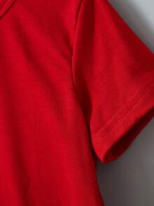 Koszulka z nadrukiem świątecznym i motywem Świętego Mikołaja, dla chłopców, idealna na imprezę świąteczną i na cały sezon