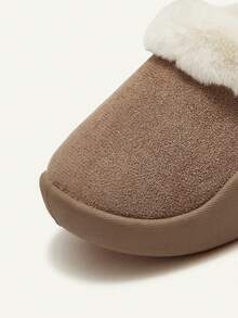 Cozy Pixies Autumn/Winter All-Match Casual Fashion Versatile Plush Thickened Warm Cute Soft Baby Snow Boots, Ankle Boots, Slippers - Khaki - View 7