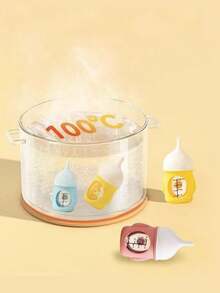 PETSIN 1 Pet Feeding Bottle, Silicone Nipple, Dog And Cat Feeder, Puppy And Kitten Milk Feeder, Anti-Choking Supplies, Pet Supplies - Multicolor - View 6