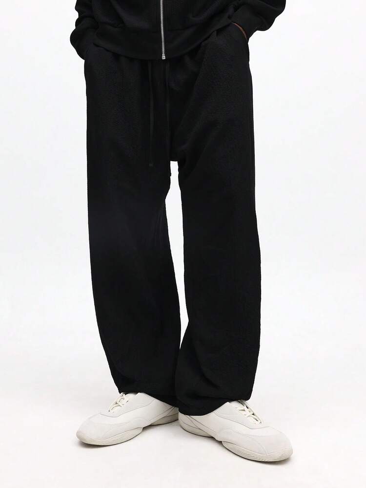 Fleece-Jogginghose mit Kordelzug in der Taille