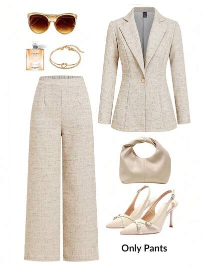 Ellevyn Summer Elegant Commuter French Style Linen-Like High-End Pants French Style Women Sleeveless Pants, Commute, Metal Big Button Summer Bohemia Airport Summer Honeymoon Woman Fairycore Pants Flowy  Work Summer Dresses Office Outfits For Women Boho Business Casual Woman, Linen Pants  Business Casual Woman Business Casual Woman,Fall Women Clothes  Business Casual Woman   Teacher Outfits For Women Fall Women Clothes