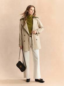 Rosivie Giày ba lê kim loại khóa chéo màu xanh satin dễ thương mới cho nữ mùa xuân, giày bệt nữ thanh lịch ngọt ngào cỡ lớn - màu đen - Xem 11