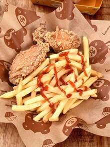 50/100Sheets Sandwich Wrapping Papers Sheet,Baking Wax Paper , Sandwich Packaging Paper,Food Oil Absorbent Paper Greaseproof Paper Gasket Paper Fried Chicken Greaseproof Paper - Brown - View 4