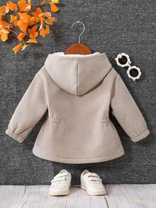 Souflis Souflis 1件婴儿男女通用灯芯绒连帽拉链外套，尺码6个月至3岁，适合通勤、上学、休闲、旅行、运动、居家、婴幼儿/外套穿着，秋冬季男女宝宝连帽衫，春秋季男女宝宝外套，春季男女宝宝春季外套，秋季男女宝宝外套