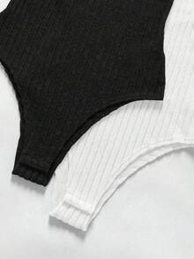 INAWLY Bộ đồ liền thân dài tay cổ lọ in họa tiết hiệp sĩ dành cho nữ - Nhiều màu - Xem 3