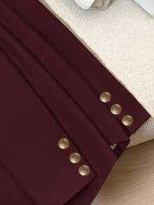 Franclia Cream-Colored Casual Jacket, French Style Spring/Autumn New Arrival, Women's Clothing, Solid Color Thin Blazer