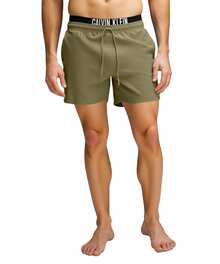 Calvin Klein Men's Swim Shorts Green - Green Olive - View 1