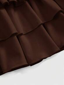 ROMWE J-Fashion Fustă vintage cu talie joasă, sexy, cu imprimeu leopard Y2K, pentru femei