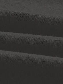 SHEIN Essnce 4 piezas de camisetas de cuello redondo ajustadas de unicolor con contraste, con espalda descubierta y calado, adecuadas para primavera/verano