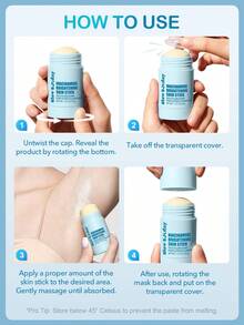 SlowSunday 烟酰胺亮肤棒，蕴含维生素C、维生素E和烟酰胺，改善暗沉，提亮肤色，令肌肤光滑细腻，均匀肤色，适用于腋下、膝盖、手肘和比基尼线，打造舒适冬日造型，适合冬季、Y2K、情人节、斋月、斋月聚会及送礼，是理想的派对礼物之选。