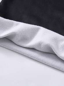 Teen Girl Bow Print Elastic Waist Side Stripe Wide Leg Casual Pants - Multicolor - View 7