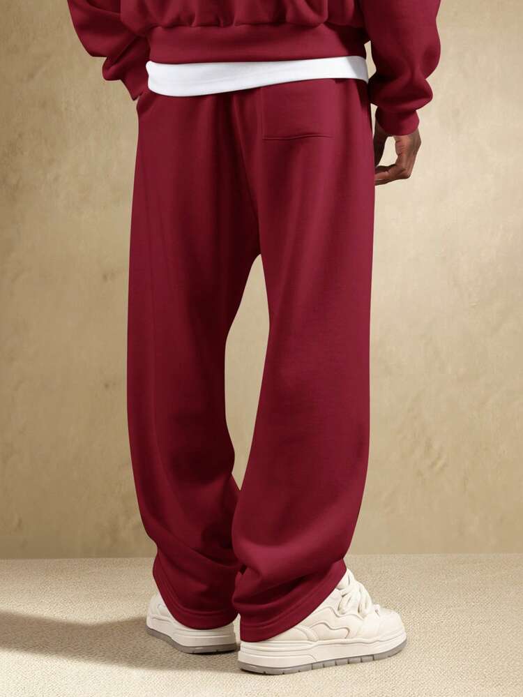 Essential Straight Fit Drop Crotch Joggers