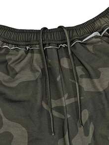 INAWLY Women's Retro Casual High Waist Loose Drawstring Waist Wide Leg Sweatpants - Multicolor - View 4