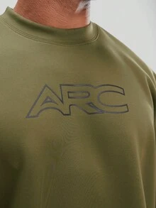 Ropa deportiva de estilo callejero con diseño de confianza y transpirable para después del entrenamiento - Verde - Ver 4