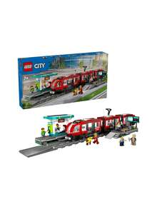 LEGO 60423 عربة الترام والمحطة في المدينة 7 سنوات+ - متعدد الألوان - مشاهدة 1
