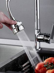 SHEIN Basic living 1Pc ABS Faucet Splash-Proof Head, Modern Swivel Flexible Splash-Proof Water Saver For Kitchen