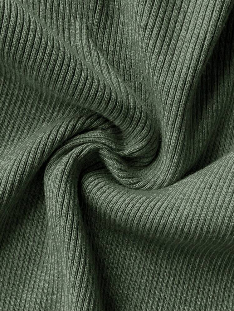 Ellevyn Suéter básico de mujer con cuello calado y unicolor, casual de negocios, ropa de trabajo, vestido de invitada de boda de otoño - verde menta - Añade 7