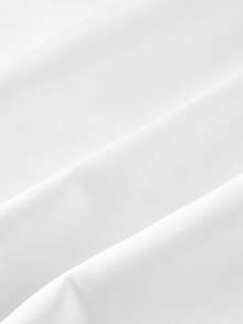 SHEIN MOD 杏色露背蝴蝶结缎面中长连衣裙 - 白色 - 查看 4