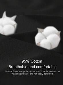 Tseoso 2pcs Women High Neck Tight Fit Long Sleeve Base Layer T-Shirt Set, Suitable For Autumn/Winter. Versatile For Daily Wear, 95% Cotton, Indoor And Outdoor, Vintage, Soft Girl, Outing Items, Home, Back To School, Fall Women Clothes, Versatile, Old Money, New Money, Gift For Mom, Family Gift, Christmas Gift - Black - View 3