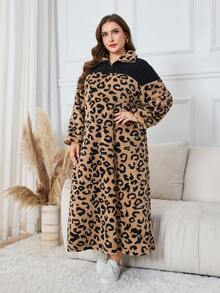 Lacomfia 大码女式优雅休闲长款运动衫 - 彩色 - 查看 6