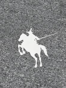 SHEIN Teen Boys' Black & Grey Minimalist Fitted Base Layer, Comfortable & Warm, Casual Collegiate Style, Versatile & Practical, Soft Fabric, Suitable For Daily Wear, School, Outings, Outdoor Activities, Autumn/Winter - Multicolor - View 7