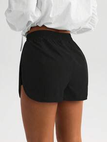 SHEIN Sports Women High Waist Loose Anti-Chafing Sports Running Shorts, Sexy Slimming Yoga Shorts For Chinese New Year High Waist Gym Shorts - Multicolor - View 6