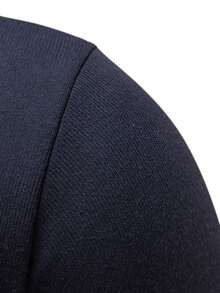 Manfinity Mode 男士纯色简约高领长袖毛衣，休闲日常穿着