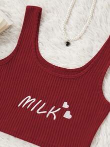 SHEIN Women Milk Texture Print Top & Pants & Shorts Fluffy Cozy Pajama Set Cute Sleep Set Cute Lounge Set Moo Moo For Women Sleeping Wear Heart Fluffy Cozy Pajama Set Cute Sets For Women, Winter Clothes