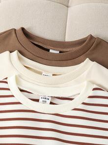 Genkimix Kids 男童休闲宽松圆领长袖运动衫，秋冬