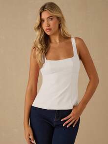 Enchnt Fall/Winter Romantic Women's Gorgeous Bowknot Back Top,Chic & Elegant & Fashionable For Party & Date & Holiday & Graduation & Going Out & Halloween & Christmas,Autumn,New Years - White - View 2