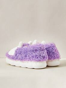 Cuccoo CUCCCOO Ladies' Fashion Plush Home Slippers - Purple - View 4