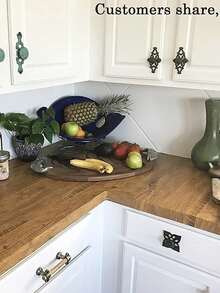 1件装自粘墙纸，木纹纸，仿木防水橱柜门、橱柜、衣柜，加厚贴纸适用于桌面和仿旧木材，翻新贴纸可撕贴墙板，墙纸，春季装饰品，让您的家焕然一新，Rama装饰贴纸 - 彩色 - 查看 9