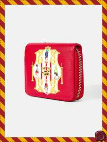 HARRY POTTER X SHEIN 1pc Women's Fashion Cartoon Pattern Short Wallet, Zipper Coin Purse - Multicolor - View 2
