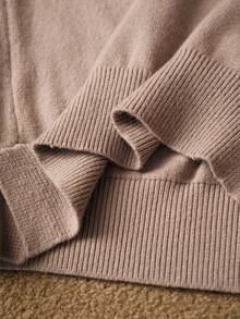 MOTF PREMIUM Fashionable & Elegant Off Shoulder Rhinestone Decorated Sweater, Autumn/Winter