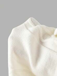 SHEIN MOD 米色高腰麻花针织百搭半身裙，秋冬