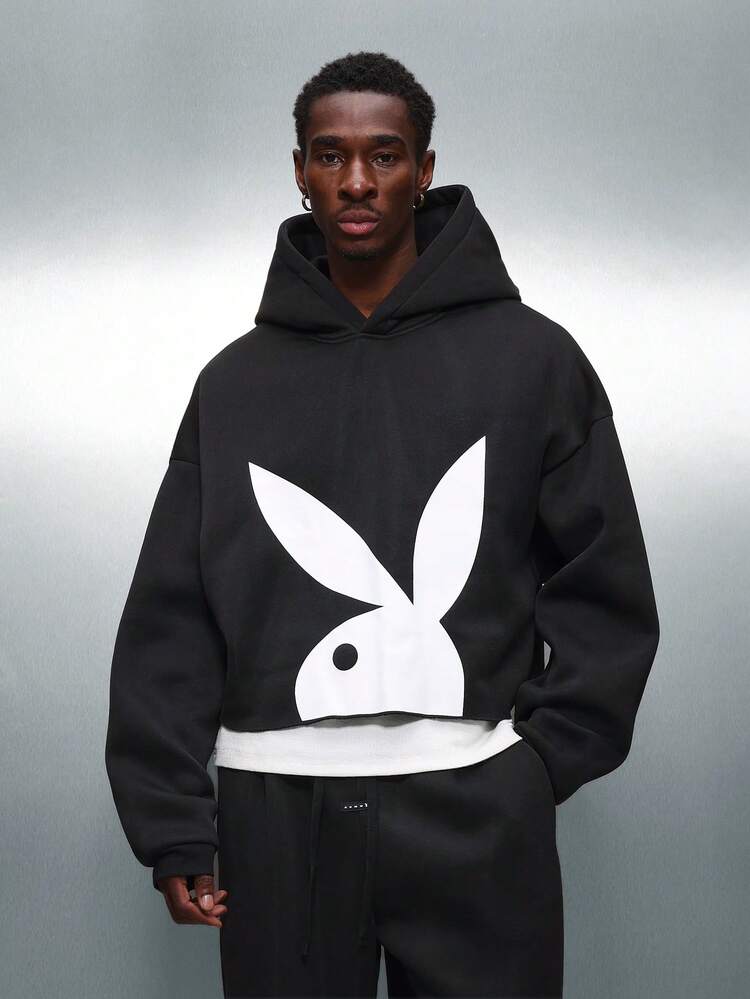 PLAYBOY X SUMWON Logo Hoodie With Centre Pocket