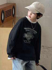 DAZY Boys Plus Size T-Shirt, Fall Clothes