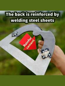 重型锰钢爪 - 加厚尖头除草工具，轻松松土、除草和耕作 - 锋利边缘设计，方便房主、园丁和种植者高效使用，适用于户外园艺和草坪护理，无手柄 - 空心鋤頭 - 查看 8