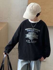 DAZY Boys Plus Size T-Shirt, Fall Clothes