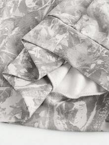 Tween Girl Fashionable Printed Hoodie Sweatshirt & Straight Leg Thermal Lined Pants 2 Pieces Set Kids Y2k Clothes Sweat Sets Tweens Comfy - Multicolor - View 8