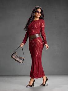 CUCCOO SZL Giày cao gót mũi nhọn Stiletto dành cho nữ, thích hợp để đi làm, hẹn hò, tiệc tùng và các dịp khác - Cà phê nâu - Xem 5