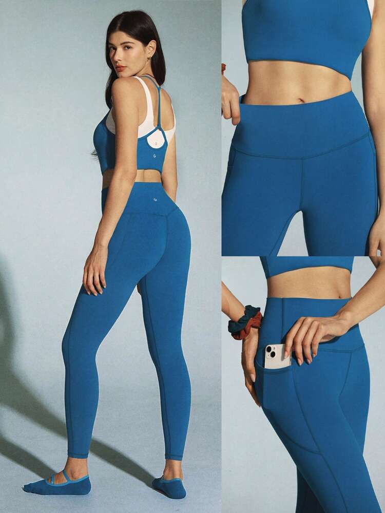 24" FeatherFit™ High-Rise Side Pocket Leggings