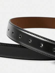 MOTF PREMIUM BLACK PIN BUCKLE CASUAL VERSATILE BELT - Black - View 7