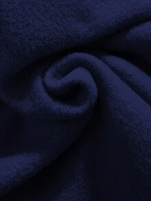 Vacaura 男童休闲纯色卫衣，秋冬季 - 寶藍色 - 查看 5
