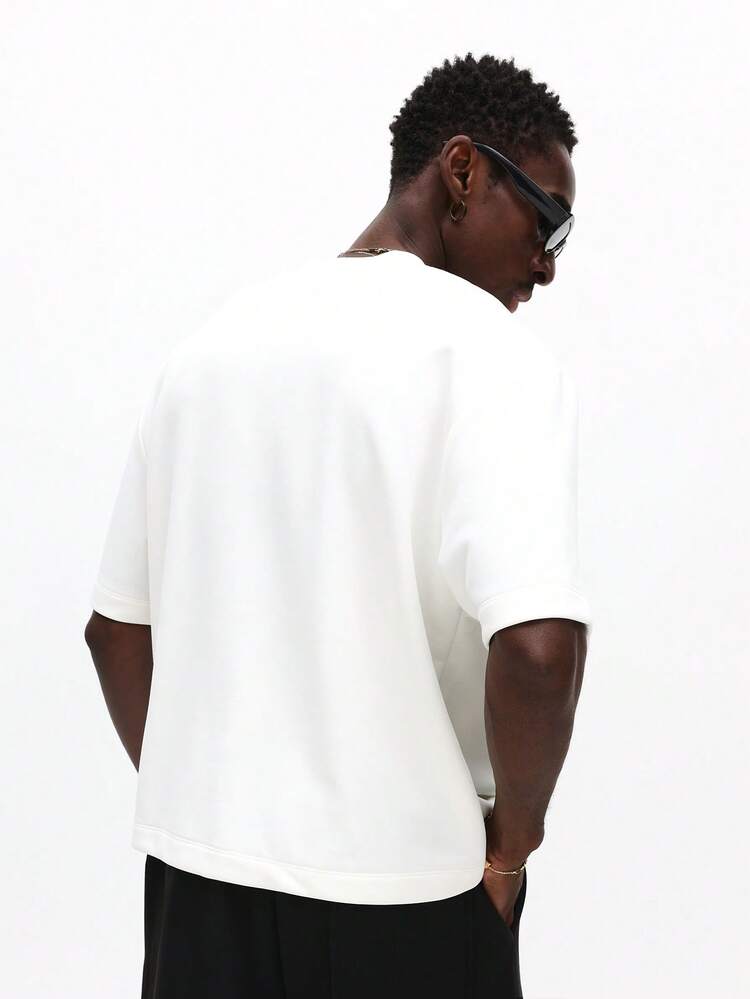 Heavyweight Tee With University Print