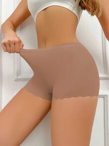 SHEIN 4pcs/Set Women's Seamless Solid Color Briefs - Multicolor - View 7