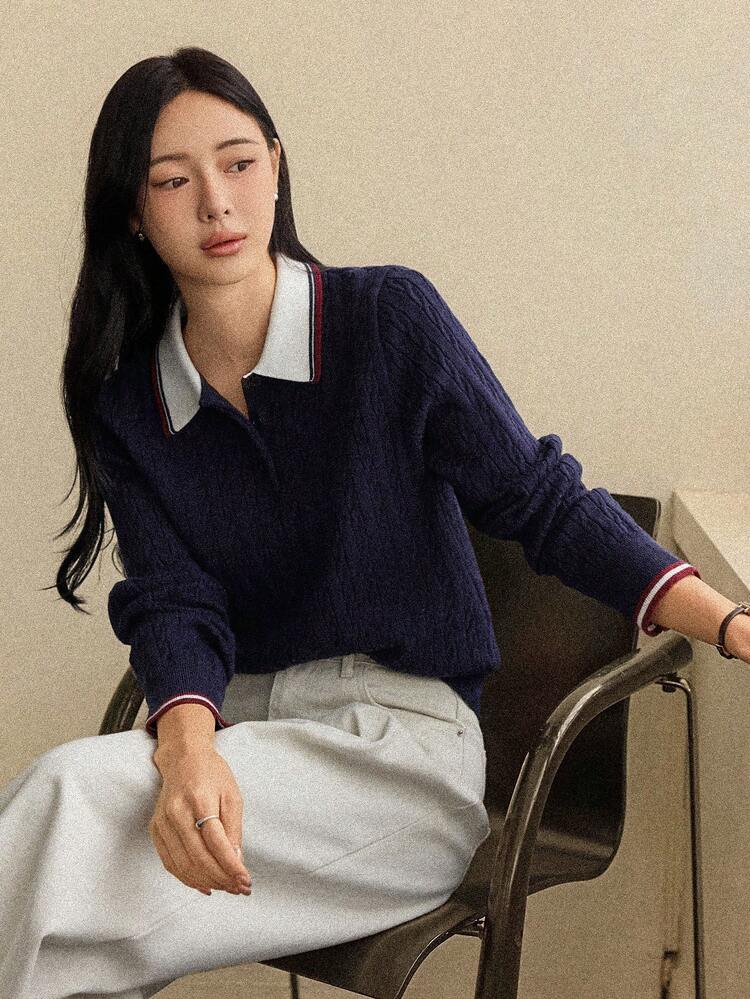 Women's Casual Knit Sweater, Autumn/Winter New Arrival Business Casual Woman